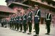 Nepal: Royal Guard at Nasal Chowk (Courtyard of Dance), Hanuman Dhoka Palace, Kathmandu (1996)