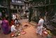 Nepal: Prayers or puja at Seto Machindranath Temple, Kathmandu (1996)
