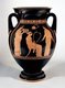 Greece: Terracotta amphora depicting Sappho teaching music, Niobid Painter, c. 450 BCE