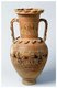 Greece: Neck amphora decorated with warriors, chariots, horses and geometric shapes, Attica, 8th century BCE
