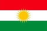 The Flag of Kurdistan, also called Alaya Rengin ('The Colorful Flag') first appeared during the movement for Kurdish independence from the Ottoman Empire.<br/><br/>

Consisting of a tricolor of red, white, and green horizontal bands with a yellow sun disk of 21 rays at its center, it is currently the official flag of the autonomous Kurdistan Region in Iraq, which is under the control of the Kurdistan Regional Government.