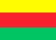 Syria / Kurdistan: Flag of the de facto Kurdish autonomous region of Rojava in northeast Syria, as well as flag of the ruling (Kurdish) Democratic Union Party (PYD)