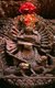 Nepal: A carved wooden image of the Hindu goddess Kali on a torana (gateway) at the Royal Palace, Patan, Kathmandu Valley (1996)