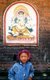 Nepal: An image of the elephant-headed Hindu god Ganesh at a temple in Patan, Kathmandu Valley (1998)
