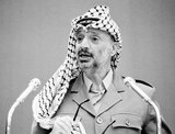 Mohammed Yasser Abdel Rahman Abdel Raouf Arafat al-Qudwa (24 August 1929 – 11 November 2004), popularly known as Yasser Arafat, was a paramount Palestinian leader.<br/><br/>

He was Chairman of the Palestine Liberation Organization (PLO), President of the Palestinian National Authority (PNA), and leader of the Fatah political party and former paramilitary group, which he founded in 1959.