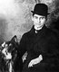 Czech Republic / Czechoslovakia: Franz Kafka, German-language author of novels and short stories (1883-1924) with pet dog, 1910