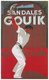 France: Advertisement for 'Sandales Gouik' featuring a Pelote Basque player, c. 1925