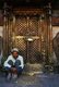 Nepal: Bronze door at the Rudra Varna Mahavihar temple, Patan, Kathmandu Valley (1998)
