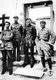 China: Left to right, senior Red Army commanders Mao Zedong, Zhou Enlai, Bo Gu and Zhu De in northern Shanxi after the Long March, 1937