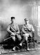 Israel / Palestine: Ze'ev Jabotinsky (1880-1940), Revisionist Zionist leader, founder of the the Jewish Legion of the British Army in World War I, together with an adjutant of the French Army, 1919