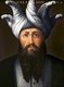 Egypt / Syria: Portrait of Saladin (Salah al-Din Yusuf ibn Ayyub, 1138-1193). Oil on wood, Cristofano dell'Altissimo (c. 1525–1605), c. 1590