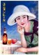 Japan: Advertising poster for Kosen Beer featuring a young woman, 1930s