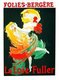 France: Advertising poster for the Folies Bergere music hall, Paris, Jules Cheret, 1893
