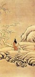 Xiao Chen (dates uncertain) was a mid-Qing Dynasty poet and painter who excelled at figures and snow scenes.