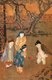 China: 'One Hundred Children in the Long Spring'. Children playing <i>cuju</i>, a precursor of football. Song Dynasty painter Su Hanchen (fl. 1130-1160 CE)