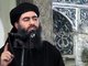 Iraq: Abu Bakr al-Baghdadi (1971 - ), born Ibrahim Awwad Ibrahim Ali Muhammad al-Badri al-Samarrai, styled 'Caliph Ibrahim of the Islamic State', delivering a sermon at the Al-Nuri Mosque in Mosul, 5 July 2014