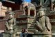 Nepal: The two guardian wrestlers in front of the Hindu Nyatapola Temple, Taumadhi Tol, Bhaktapur, Kathmandu Valley (1997)