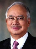 Dato' Sri Haji Mohammad Najib bin Tun Haji Abdul Razak (born 23 July 1953) is the sixth and current Prime Minister of Malaysia. He was sworn in to the position on 3 April 2009 to succeed Abdullah Ahmad Badawi.<br/><br/>

He is the President of the United Malays National Organisation, the leading party in Malaysia's ruling Barisan Nasional coalition.