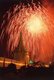 Thailand: Fireworks light up the sky over Wat Phra Kaew (Temple of the Emerald Buddha) and the Grand Palace, Bangkok