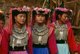Thailand: Lisu women dressed in their finest costumes for Lisu New Year celebrations, Chiang Mai Province, northern Thailand