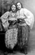 Macedonia / India: Anjeze Gonxhe Bojaxhiu (1910-1997, left), better known as 'Mother Teresa of Calcutta' (Kolkata) as a young girl in Albanian costume, Skopje, 1920s