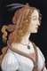 Italy: Portrait of a Lady (Simonetta Vespucci as a Nymph), Sandro Botticelli (1445-1510), 1480