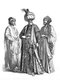 Germany / Turkey: Turkish Pasha and Two Noblemen, <i>Munchner Bilderbogen</i>, Braun & Schneider, 1861-1890