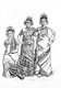 Germany / Sri Lanka: left to right, Actresses from Jaffna, <i>Munchner Bilderbogen</i>, Braun & Schneider, 1861-1890