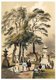 Japan: 'Temple of Ha-Tshu-Man-ya Tshu-ro at Shimoda', Wilhelm Heine (1827-1885), colour lithograph, 1856