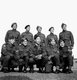 Canada / UK: Canadian soldiers of Chinese descent from Vancouver, British Columbia, who served with the South East Asia Command (SEAC), await transfer back to Canada at No.1 Repatriation Depot, Surrey, England, 27 November 1945