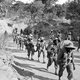 Burma / Myanmar: Troops of the (British) 11th East Africa Division on the road to Kalewa during the Chindwin River Crossing, Sagaing, November 1944