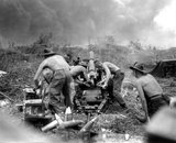 The Battle of Balikpapan was the concluding stage of Operation Oboe. The landings took place on 1 July 1945. The Australian 7th Division, composed of the 18th, 21st and 25th Infantry Brigades, with Dutch East Indies troops, made an amphibious landing a few miles north of Balikpapan, on the island of Borneo. The landing had been preceded by heavy bombing and shelling by Australian and US air and naval forces. The Japanese were outnumbered and outgunned, but like the other battles of the Pacific War, many of them fought to the death.<br/><br/>

Major operations had ceased by July 21. The 7th Division's casualties were significantly lighter than they had suffered in previous campaigns. The battle was one of the last to occur in World War II, beginning a few weeks before the bombing of Hiroshima and Nagasaki effectively ended the war. Japan surrendered while the Australians were combing the jungle for stragglers.
