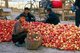 China: Pomegranates for sale in a market near Kashgar, Xinjiang Province