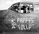 USA / Australia: Colonel Paul Irvin 'Pappy' Gunn (1899-1957), in the cockpit of his modified B-25 Mitchell medium bomber 'Pappy's Folly', Queensland, Australia, c. 1942
