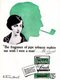A strikingly 'politically incorrect' advertisment from the 1920s that manages to combine chauvinism with big tobacco interests - a sign of the (then) times.<br/><br/>

The shadow of the man behind the woman is illustrating that the woman wants to be a man so she can smoke fragrant pipe tobacco. She looks down and sad while maybe wishing she really was a man because it is not acceptable for a woman to smoke pipe tobacco in the 1920s.