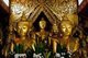Burma / Myanmar: Local Shan (Tai Yai) style Buddha figures in the main viharn at Wat Jong Kham (Zom Kham) Pagoda, Kyaing Tong (Kengtung), Shan State
