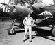 USA / Japan: US Army Air Force Captain Robert L. Faurot after shooting down two Japanese Zero fighters New Guinea, 1942