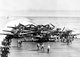 USA / Japan: TBD-1 torpedo bombers on the deck of USS Enterprise before launching an attack against four Japanese carriers in the Battle of Midway, 4 June, 1942. The squadron lost ten of fourteen aircraft during the attack.