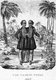Thailand / USA: Chang and Eng, the conjoined twins whose condition and subsequent fame led to the use of the term 'Siamese Twins', lithograph, 1829