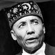 Elijah Muhammad, son of a sharecropper, was born into poverty in Sandersville, Georgia, on October 7, 1897. After moving to Detroit in 1923, he met W. D. Fard, founder of the black separatist movement Nation of Islam.<br/><br/>

Muhammad became Fard’s successor from 1934-75 and was known for his controversial preaching. His followers included Malcolm X and Louis Farrakhan. He died February 25, 1975, in Chicago.