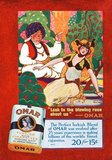 In the early 1900s, manufacturers of Turkish and Egyptian cigarettes tripled their sales and became legitimate competitors to leading brands. In 1911, The American Tobacco Company introduced Omar, a premium Turkish blend cigarette, in order to compete with other leading Turkish brands like Murad.<br/><br/>

The cigarette was named after the medieval Persian poet Omar Khayyam, who experienced a resurgence of popularity from 1900-1930. Advertisements for Omar cigarettes referenced Khayyam's famous poem, The Rubaiyat , and focused on themes of pleasure, leisure, and luxury.
