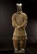 China: An officer, from the terracotta army guarding the tomb of Qin Shi Huang, first emperor of a unified China (r. 246-221 BCE), Xi'an