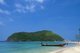 Thailand: Mae Hat Bay (Ao Mae Hat) with Ma Island (Ko Ma) in the background, Ko Phangan