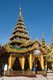 Burma / Myanmar: A smaller pagoda within the Shwedagon Pagoda complex, Yangon (Rangoon)
