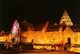 Thailand: Prasat Hin Phanom Rung (Phanom Rung Stone Castle) lit at night for the Phanom Rung Festival, Buriram Province, northeast Thailand