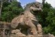 Sri Lanka: The Yapahuwa Lion on the stone staircase at Yapahuwa, an ancient rock fortress in Sri Lanka's North Western Province
