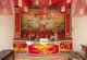 Vietnam: A side altar with coils of incense in the Assembly Hall of the Cantonese Chinese Congregation (Quang Trieu), Hoi An