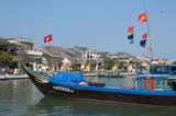 The small but historic town of Hoi An is located on the Thu Bon River 30km (18 miles) south of Danang. During the time of the Nguyen Lords (1558 - 1777) and even under the first Nguyen Emperors, Hoi An - then known as Faifo - was an important port, visited regularly by shipping from Europe and all over the East.<br/><br/>

By the late 19th Century the silting up of the Thu Bon River and the development of nearby Danang had combined to make Hoi An into a backwater. This obscurity saved the town from serious fighting during the wars with France and the USA, so that at the time of reunification in 1975 it was a forgotten and impoverished fishing port lost in a time warp.