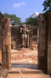 Hatadage, an ancient relic shrine was built by King Nissanka Malla (r. 1187 - 1196), and was once used to keep the Relic of the tooth of the Buddha.<br/><br/>

Polonnaruwa, the second most ancient of Sri Lanka's kingdoms, was first declared the capital city by King Vijayabahu I, who defeated the Chola invaders in 1070 CE to reunite the country under a national leader.