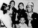 Burma / Myanmar: Aung San (right) with his wife Daw Khin Kyi and their three children including Aung San Suu Kyi as a baby, (front centre), Yangon, 1947